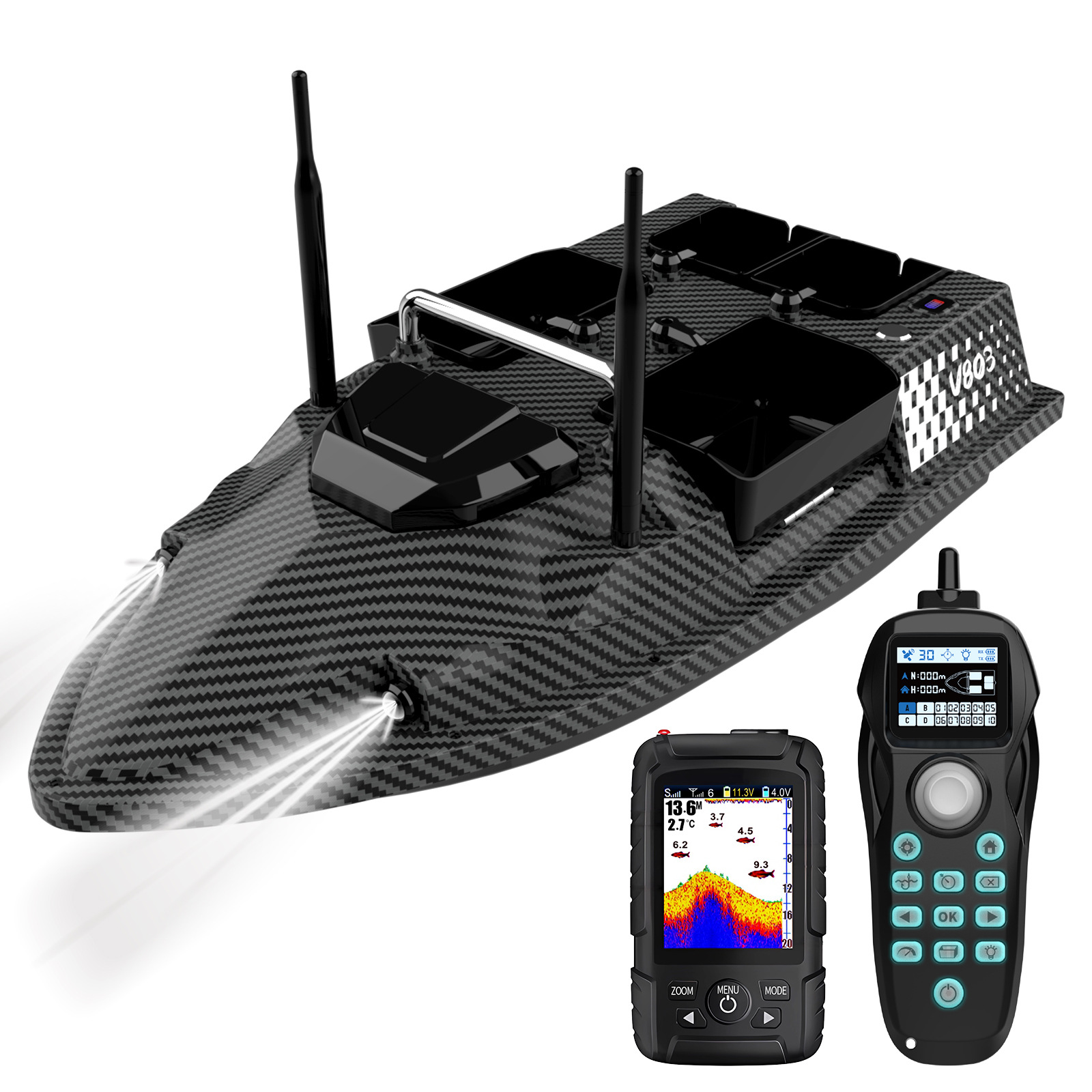 V803Pro GPS Enabled Remote Con - огляд і ціна Fish Finder Gps